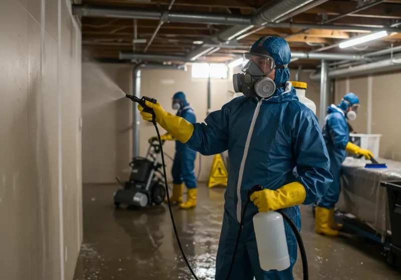 Basement Sanitization and Antimicrobial Treatment process in Alameda, CA