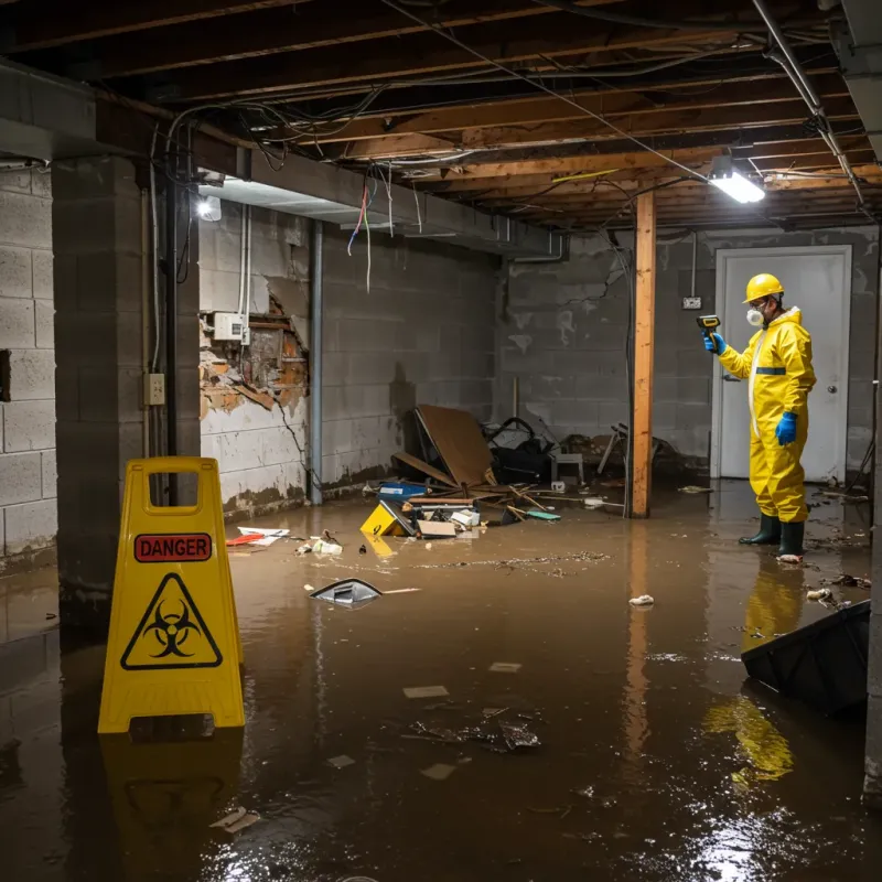 Flooded Basement Electrical Hazard in Alameda, CA Property